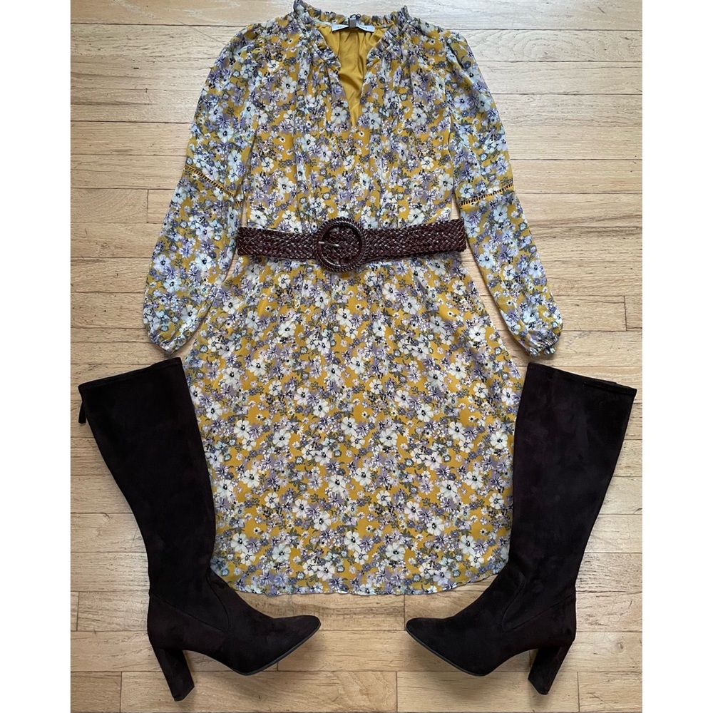Floral V-Neck Dress